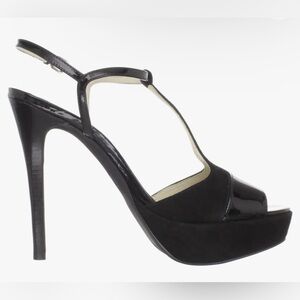 MICHAEL Michael Kors Women’s Felicia T Strap Platform Sandal Black Size 7.5